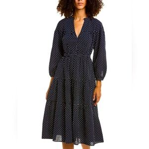 Madewell Mariette Navy Dress Size L